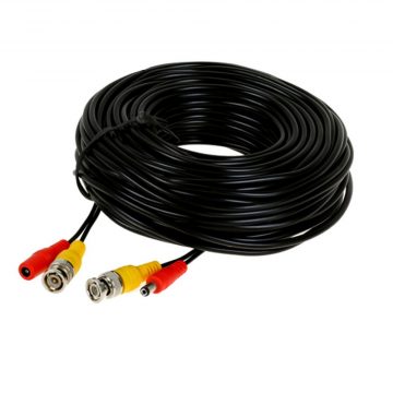 Комплект видео/аудио кабел + захранващ кабел 15м (с буксите)