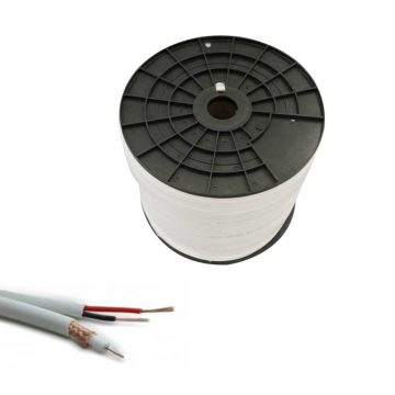 Комбиниран кабел RG59/U + 2x0.75mm, руло от 200 м