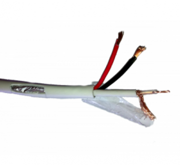 Микрокоаксиален кабел RG59+2DC, 100 м., меден