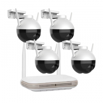 4MP Безжичен Комплект за видеонаблюдение “WiFi4-PTWS-4”