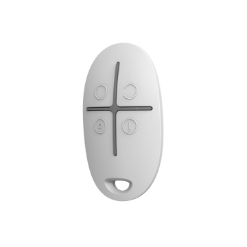 Безжично дистанционно Ajax Space Control - бяло