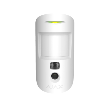 Датчик за движение с камера Ajax Motion Camera (PHOD) - бял