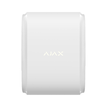 Двупосочен инфрачервен детектор за движение Ajax Dual Curtain Outdoor - бял