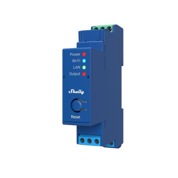 Едноканално WiFi реле за DIN шина Shelly PRO 1