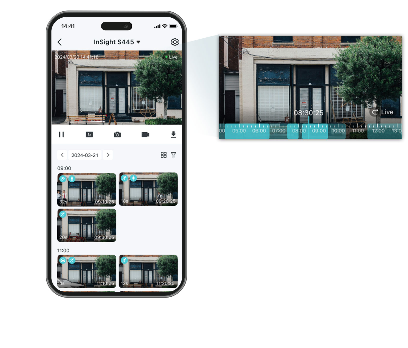 VIGI instant playback