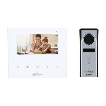 Комплект еднофамилна видеодомофонна система Dahua KTA04