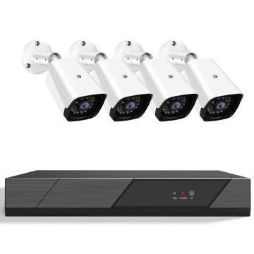 Безжични ICSee IP Wi-fi Камeра Q9-4 + 4 канална CCTV система 2mp