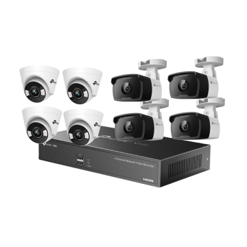 Комплект видеонаблюдение 8 камери 4MP + 1 NVR TP-Link VIGI